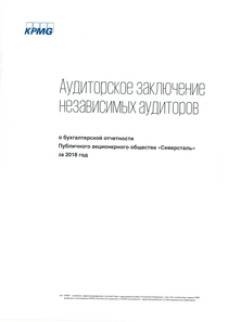 Финансовый отчет по РСБУ компании «Северсталь»