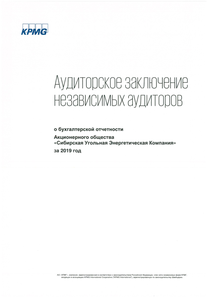 Финансовый отчет по РСБУ компании «СУЭК»