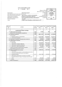 Финансовый отчет по РСБУ компании «Ростелеком»