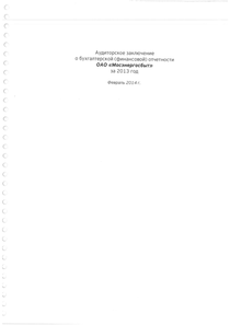 Финансовый отчет по РСБУ компании «Мосэнергосбыт»