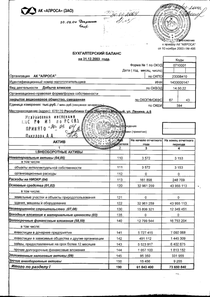 Финансовый отчет по РСБУ компании «Акционерная компания АЛРОСА»