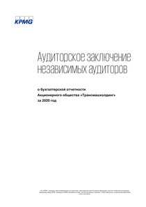 Финансовый отчет по РСБУ компании «Трансмашхолдинг»