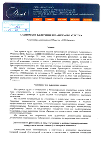 Финансовый отчет по РСБУ компании «Иркутская нефтяная компания»