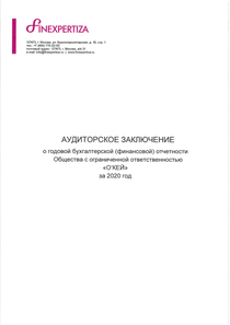 Финансовый отчет по РСБУ компании «О'КЕЙ»