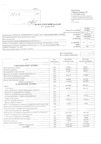 Финансовый отчет по РСБУ компании «Сибирь, авиакомпания»