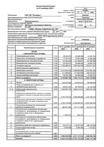 Финансовый отчет по РСБУ компании «Роснефть, нефтяная компания»