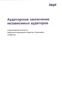 Финансовый отчет по РСБУ компании «Транснефть (ПАО)»