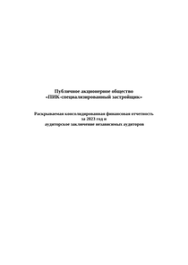 Финансовый отчет по МСФО компании «Группа Компаний ПИК»