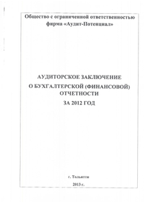 Финансовый отчет по РСБУ компании «КуйбышевАзот»