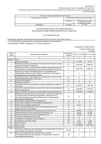 Финансовый отчет по РСБУ компании «Государственная корпорация Ростех»