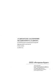 Финансовый отчет по РСБУ компании «Объединенная авиастроительная корпорация»