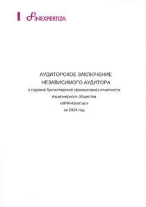 Финансовый отчет по РСБУ компании «Иркутская нефтяная компания»