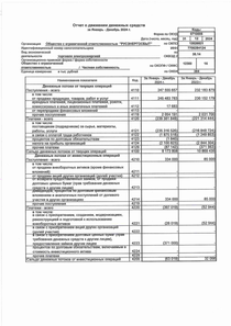 Финансовый отчет по РСБУ компании «Русэнергосбыт»