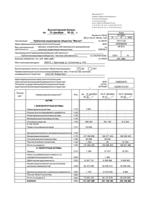 Финансовый отчет по РСБУ компании «Магнит, розничная сеть»